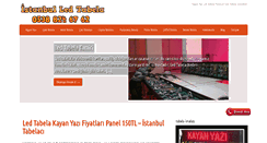 Desktop Screenshot of istanbulledtabela.com